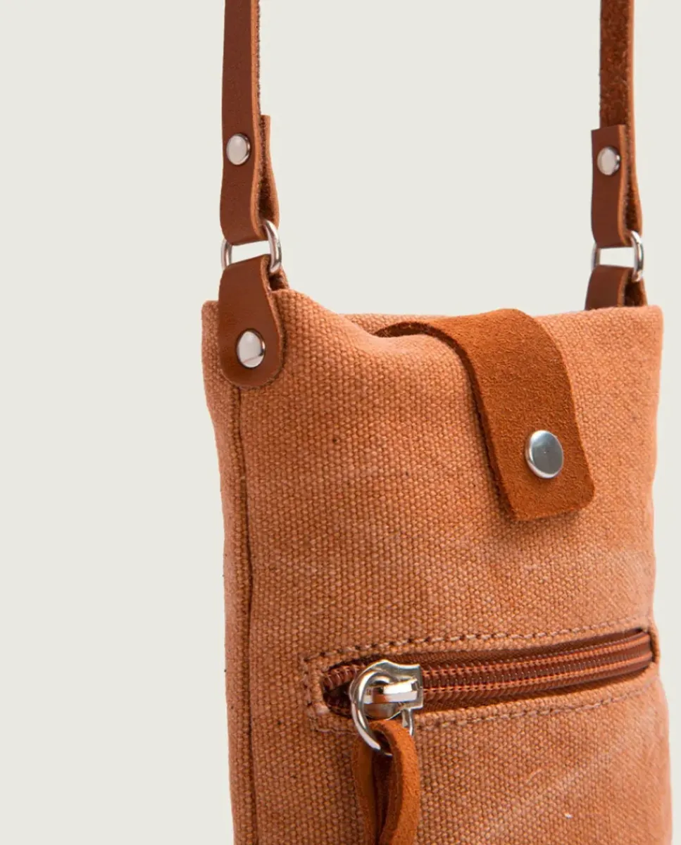 PORRONET Bolsos|Bolso Textil Cuero Malia